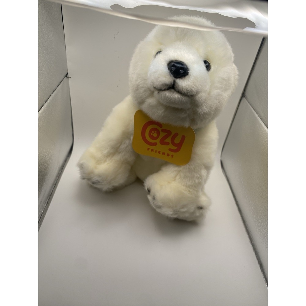 Cozy White Bear Plush Excellent Condition Medium Size